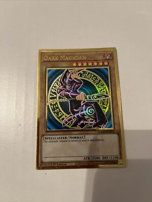 2002 Yu-Gi-Oh! Dark Magician BPT Reverse Foil Error Promo #001 PSA 8 (39)-image