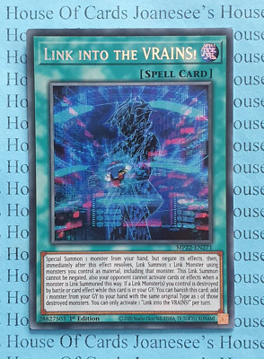 Link into the VRAINS! MP22-EN271 Prismatic Secret Rare Yu-Gi-Oh Card 1st New-image