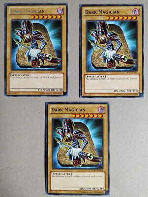 Dark Magician (x3) - Yu-Gi-Oh! - DPYG-EN001 - Unlimited - R - NM - Free Shipping-image