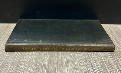 Psychiatric-Neurologic Examination Methods by Dr. August Wimmer 1919 HC/Antique-image