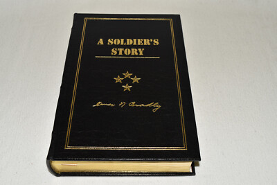 Easton Press A SOLDIER'S STORY Omar N. Bradley 2001 1ST EDITION LEATHER FINE/OOP-image