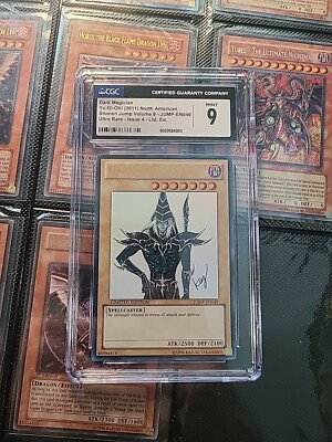Yu Gi Oh! 2011 Shonen Jump Promo Dark Magician Jump-EN049 CGC 9-image