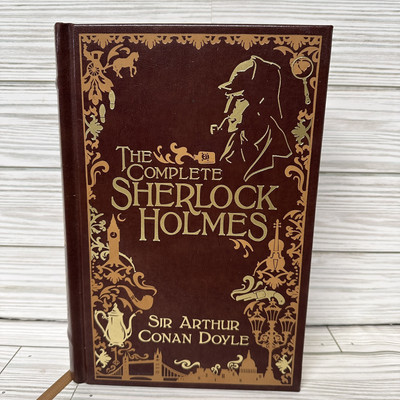 The Complete Sherlock Holmes Barnes & Noble 2009 HC Leather Bound Book GPC-image