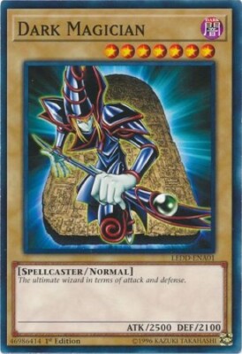 Dark Magician (LEDD-ENA01) - Common - 1st Edition-image