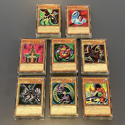 Yugioh Battle City Complete 8 Deck Set Yugi Joey Arkana Mako Espa Weevil NM-image