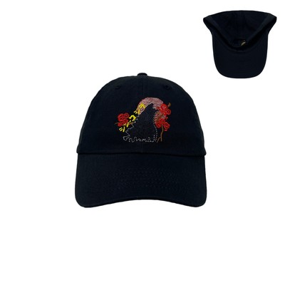 Godzilla Red Japan Sakura Cherry Blossom Flowers Tokyo Blood Moon Dad Hat-image