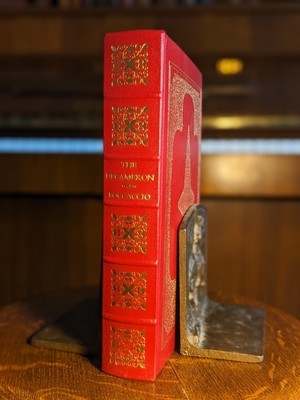The Easton Press- The Decameron. Leather Bound. Gold Gilt. 1980. Never Read Mint-image