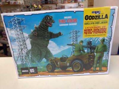 MPC 882 Godzilla Willys MB Jeep model kit-image