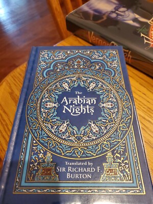 THE ARABIAN NIGHTS translated by Richard Burton ~BONDED Gold LEAF~ NEW ~ -image