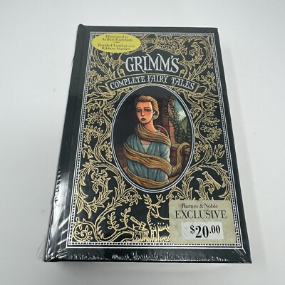 New Sealed: Grimms Complete Fairy Tales by Arthur Rackham, Bonded Leather Ribbon-image