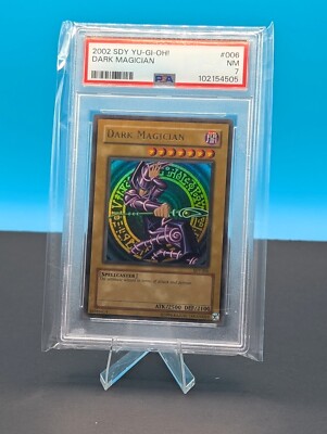 ✨ Dark Magician – SDY-006 – PSA 7 – Rare – Yu-Gi-Oh! Vintage TCG Card-image