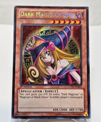 Dark Magician Girl LCYW-EN022 Secret Rare 1st Edition Yugioh 6194-image