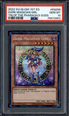 Dark Magician Girl - MP22-EN268 - PSA 10 - 1st Secret - Tin Promo - Yu-Gi-Oh - 7-image