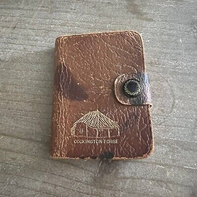 Burgess & Bowes Deluxe Leather Dictionary – Midget Series, Vintage Collectible-image