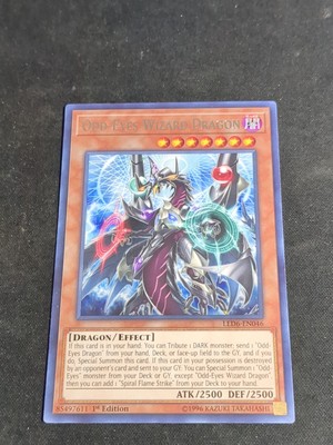 Odd-Eyes Wizard Dragon LED6-EN046 Legendary Duelists: Magical Hero 1st Edition-image
