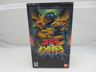 Bandai Byun Byun Monster GODZILLA vs. KING GHIDORAH Plastic Model Kit UNBUILT-image