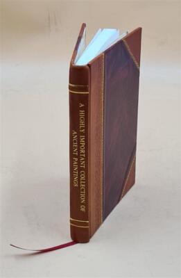 Highly Important Collection Of Ancient Paintings Of The Italian, [Leather Bound]-image