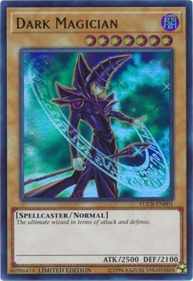 Yugioh! LP Dark Magician - YUCB-EN001 - Ultra Rare - Limited Edition Lightly Pla-image
