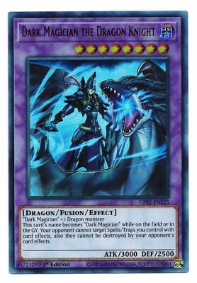 Yu-Gi-Oh Card: Dark Magician the Dragon Knight GFP2-EN125 Ultra Rare 1st Ed! NM-image