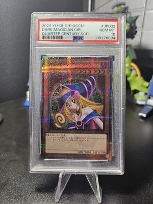 PSA 10 Dark Magician Girl QCCU-JP002 Japanese 25th QCSCR Yugioh Card-image