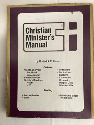 Christian Minister’s Manual 03029 leather bound 1984-image