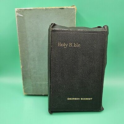 Holy Bible - KJV - John C. Winston / International Self Pronouncing 1930s W/ BOX-image