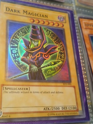 1996 Yu-Gi-Oh! Dark Magician SYE -006 Ultra Rare Yugioh Card 12 Holo-Foil-image