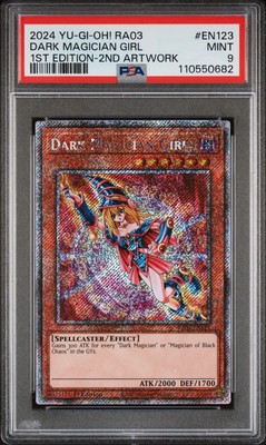 2024 YU-GI-OH! RA03-QUARTER CENTURY BONANZA #EN123 DARK MAGICIAN GIRL PSA 9-image