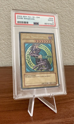 2002 SDY Yugioh Dark Magician #006 PSA 2-image