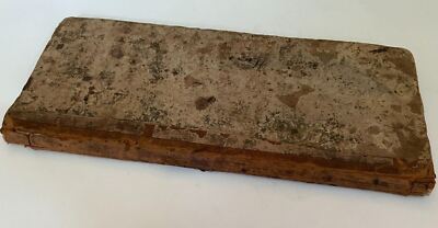 Antique 1807 Leather Bound Shoemaker Ledger Day Book Mercantile Script-image
