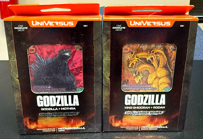 UniVersus CCG:  (Set of 2 ) Godzilla + King Ghidorah Challenger Series Deck UVS-image