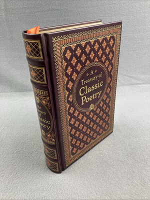 A Treasury of Classic Poetry Leather Bound By Barnes & Noble 2014 Hardcover-image