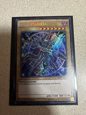 Yu-Gi-Oh Dark Magician #MVP1-ENS54 Secret Rare 1st Edition Movie Pack TCG CCG-image