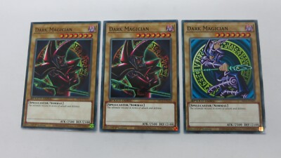 3x DARK MAGICIAN 2x SBC1-ENG10  1x SBC1-ENA01 1ST COMMON YUGIOH NM / UNPLAYED-image