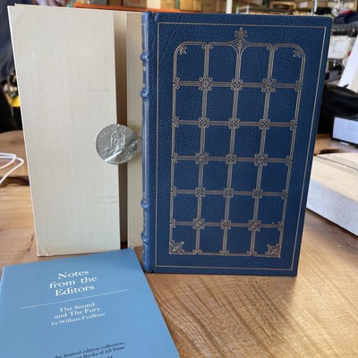 The Sound and The Fury by William Faulkner (Franklin Library, Leather, 1976)-image