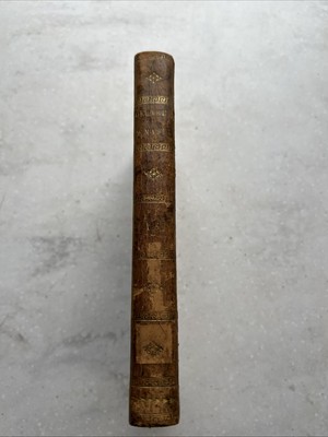 1795 Vintage French Leather Book / Collection Complete Des Ceuvres / Mably-image