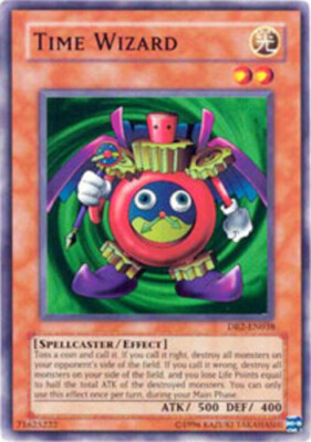 Heavily Played Time Wizard - DB2-EN038 - Super Rare - Unlimited Edition - YuGiOh-image